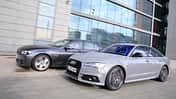 Audi A6 3.0 TDI Competition, BMW 535d, Seitenansicht