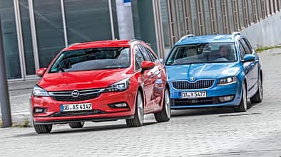 Opel Astra Sports Tourer 1.6 Biturbo CDTI, Skoda Octavia Combi 2.0 TDI