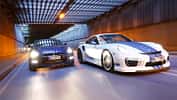 Importracing-Nissan GT-R, Techart-Porsche 911 Turbo S, Frontansicht