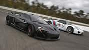 Porsche 918 Spyder, McLaren P1, Seitenansicht