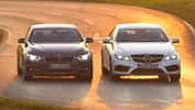 Alpina B4 Biturbo Coupé Allrad, Mercedes E 500 Coupé, Frontansicht