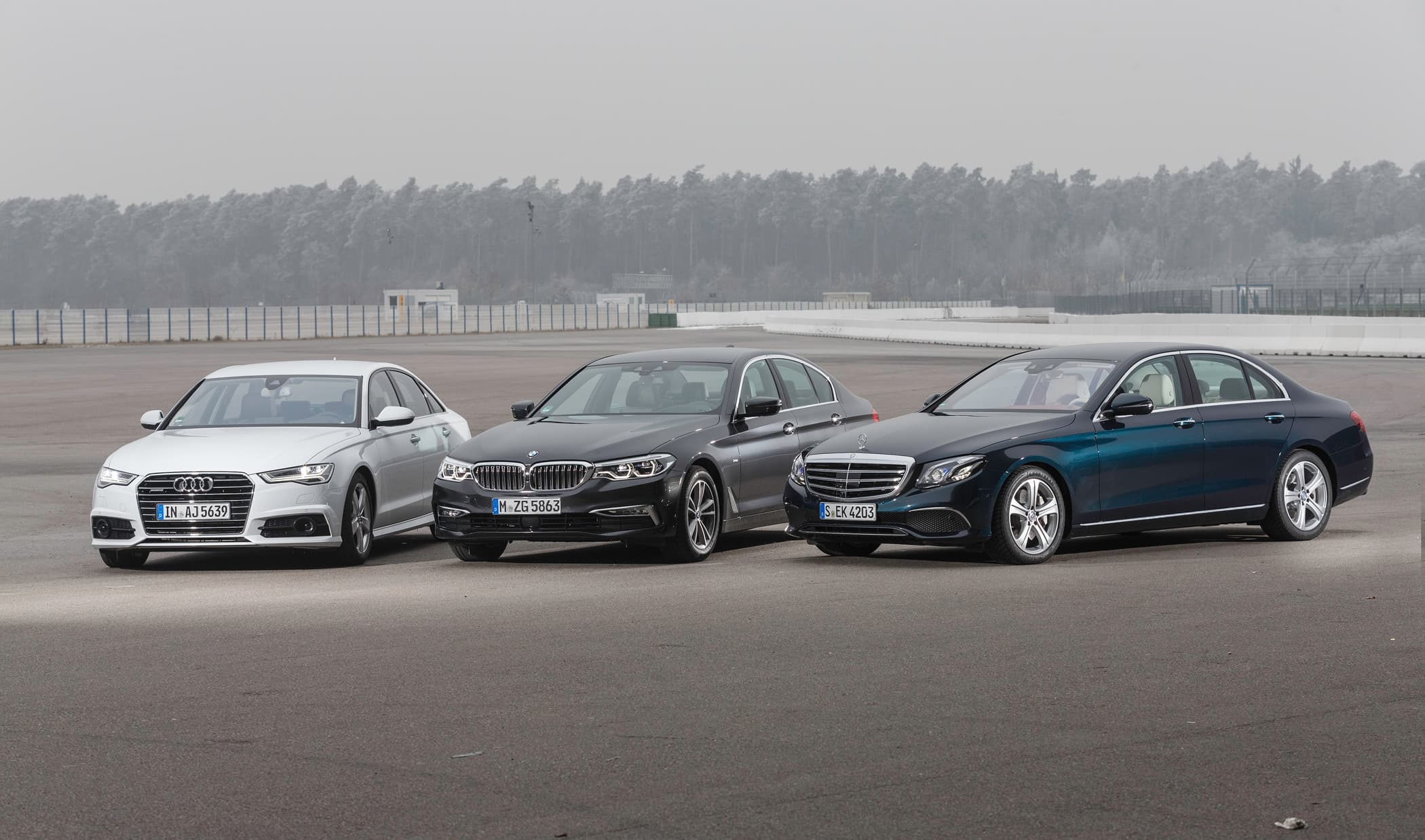 Vergleichstest Audi A6 3.0 TDI gegen BMW 530d und Mercedes E 350 d