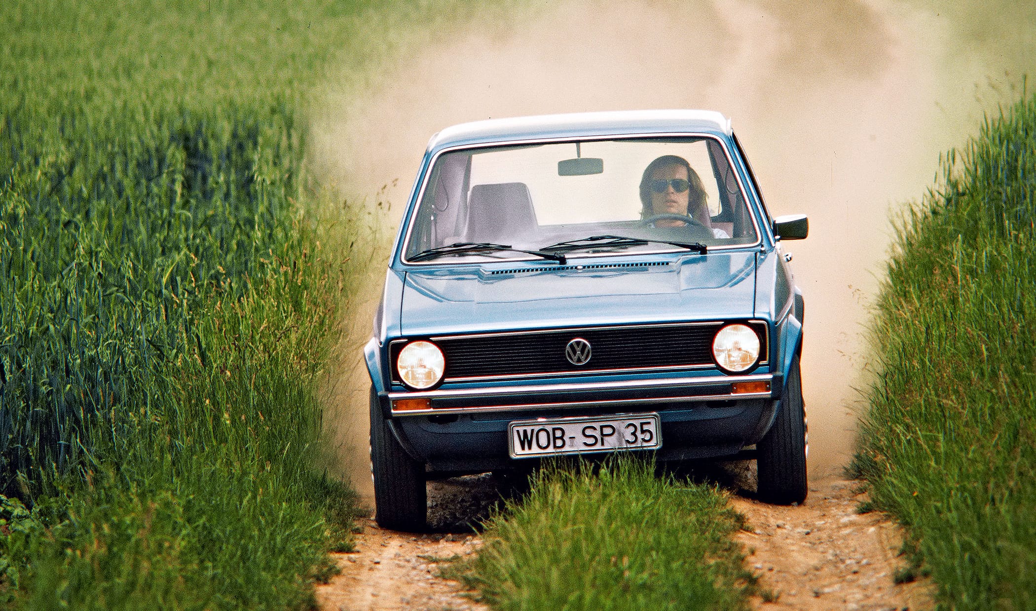 Original test: The first VW Golf under test
