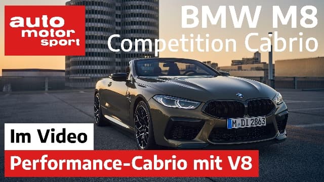 BMW M8 Competition Cabrio | die technischen Daten im Video