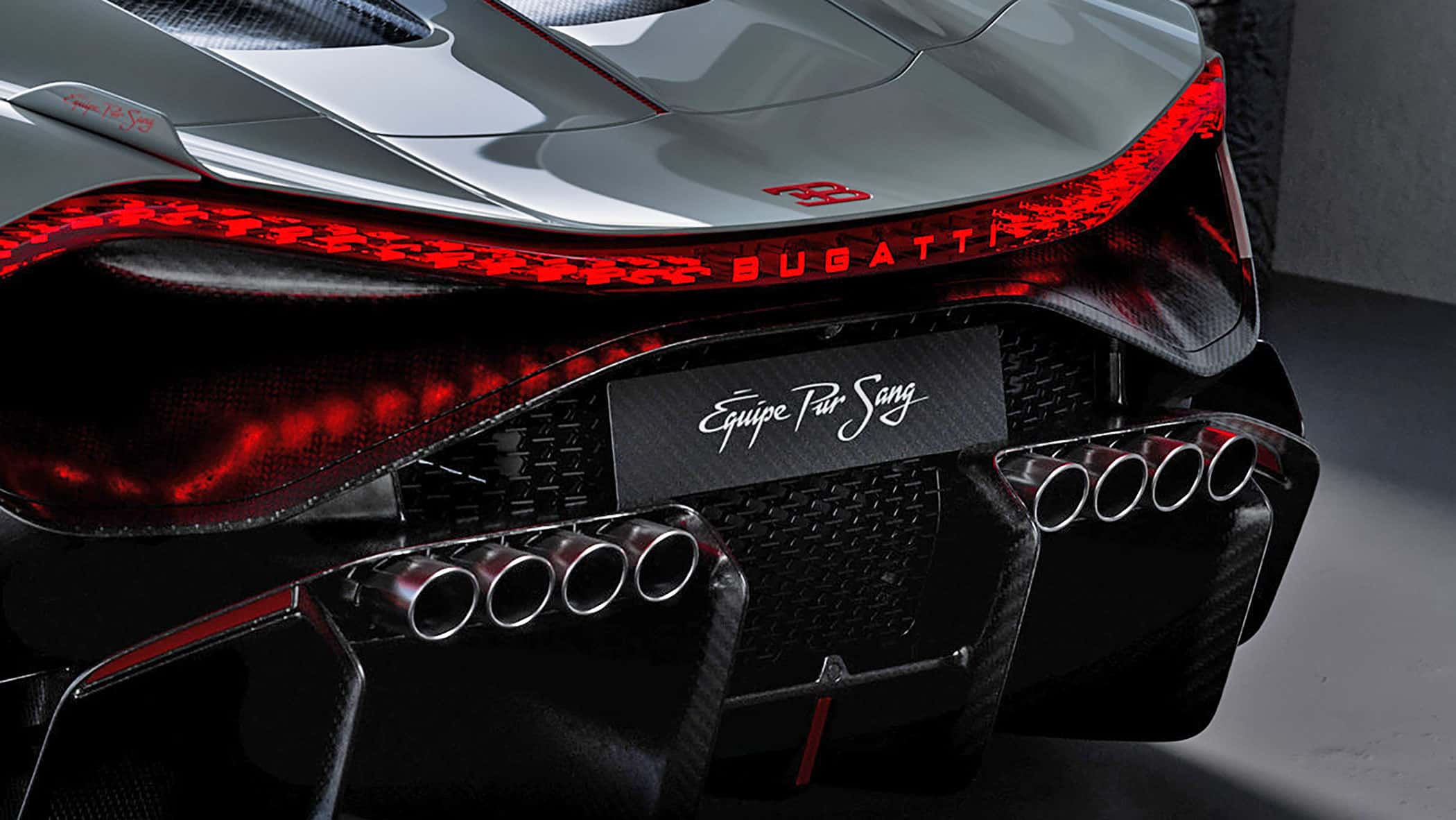 Bugatti Tourbillon Équipe Pur Sang: Mit 16:8-Auspuff