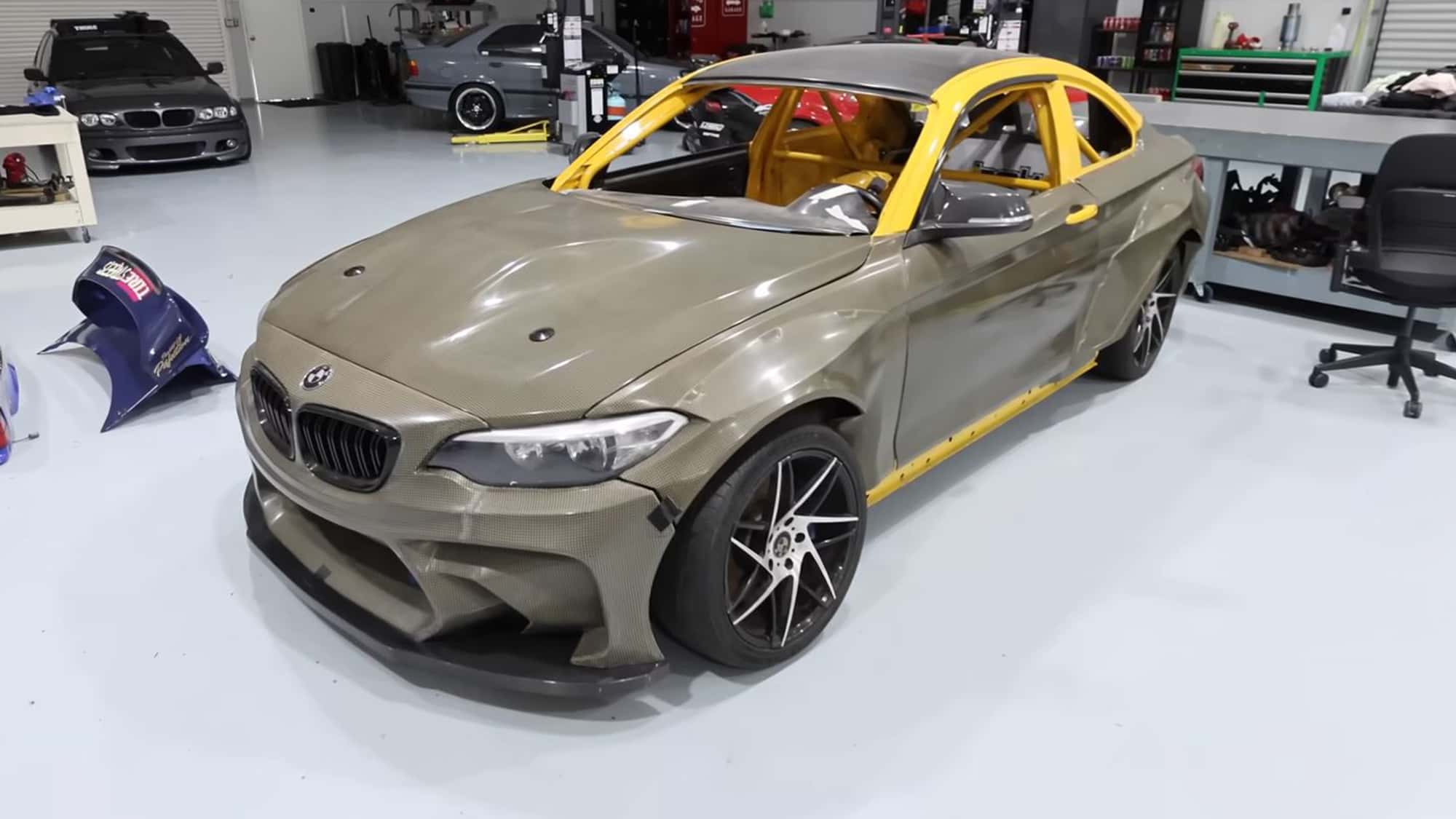 Riesen-Big-Block-vom-Profi-Drifter-Hochdrehender-10-3-Liter-V8-f-r-BMW-M2
