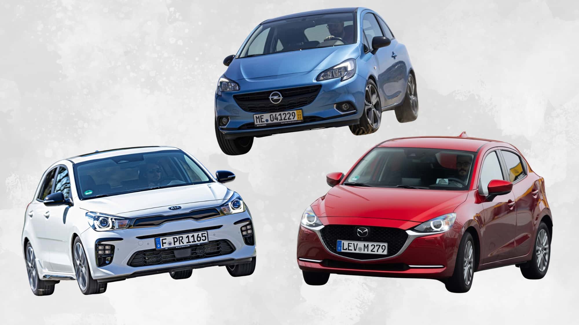 Kleinwagen-von-Kia-Mazda-und-Opel-Dauerl-ufer-mit-Saugmotor-zum-kleinen-Preis