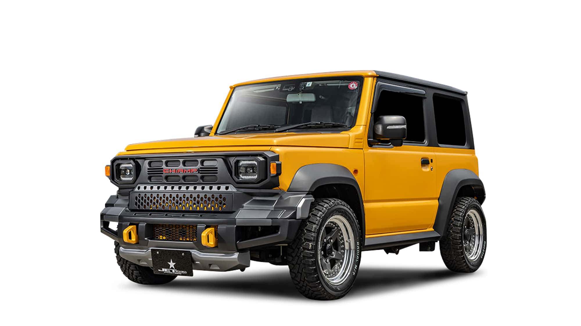 Suzuki-Jimny-Umbau-mit-Toyota-Anleihen-Bodykit-macht-den-Suzuki-Jimny-zum-Hilux-Champ
