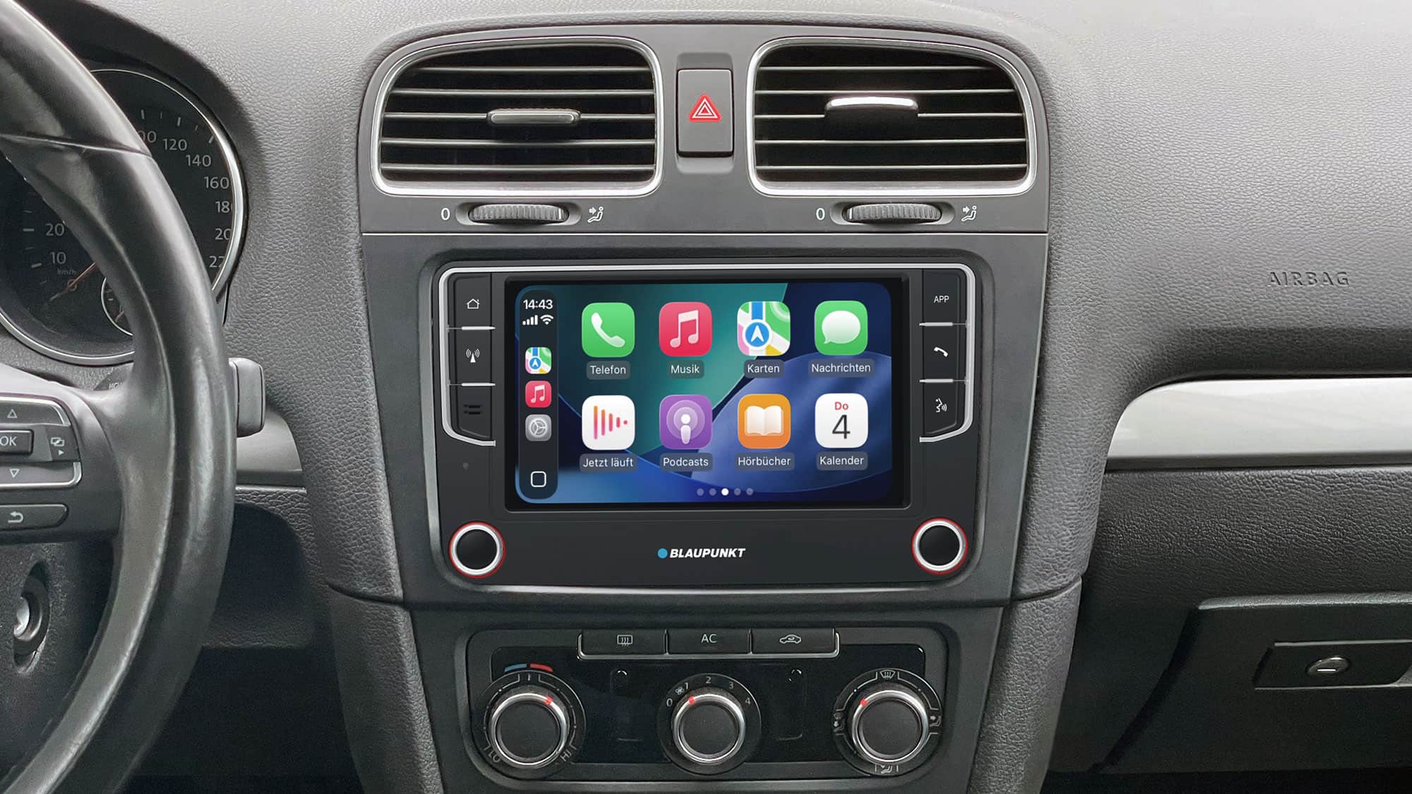Blaupunkt-Wolfsburg-648-2-DIN-Autoradio-Apple-Carplay-und-DAB-Radio-f-r-Golf-6-Co-