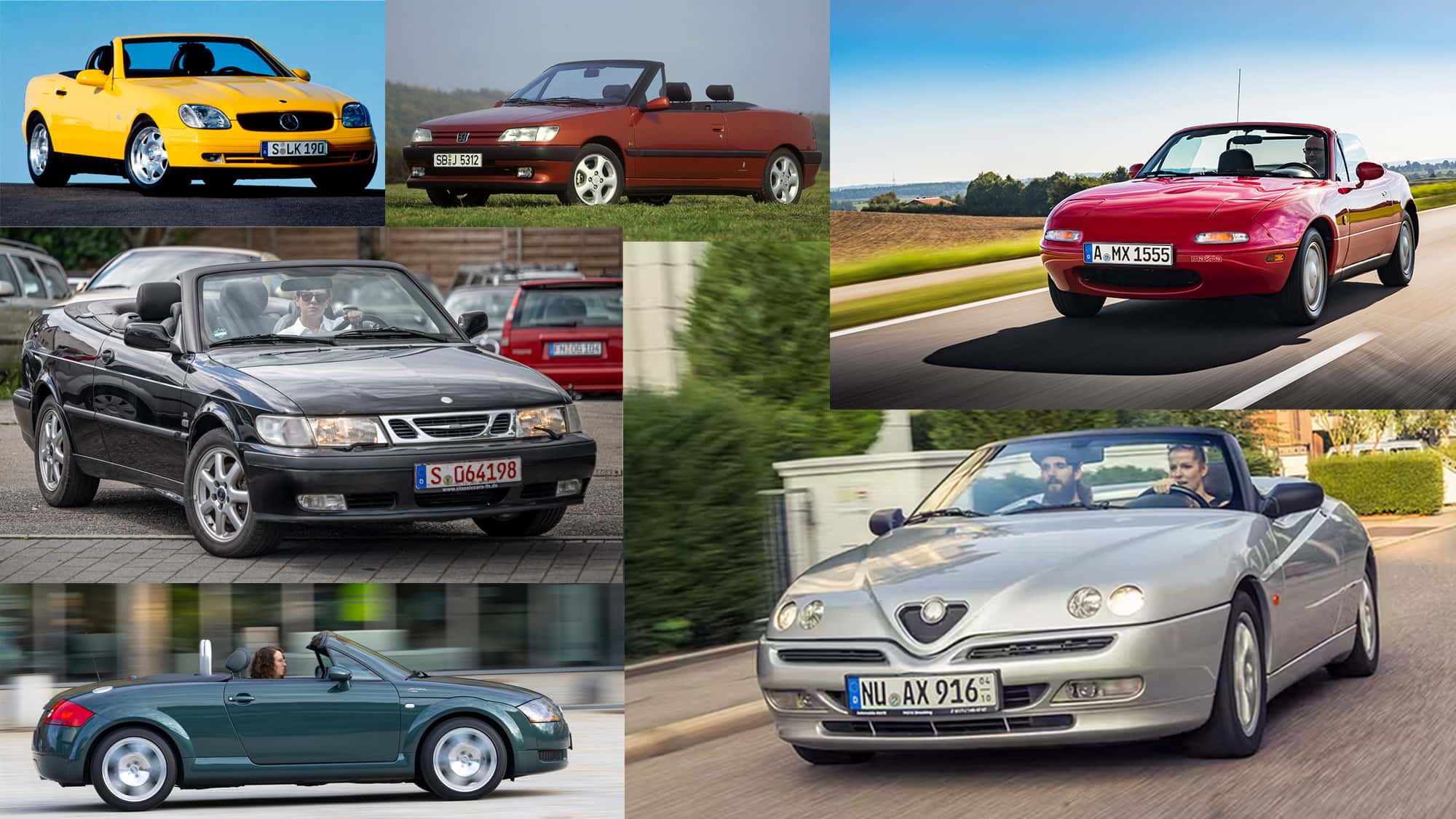 Youngtimer buying tips: 6 convertibles for less than €12,000