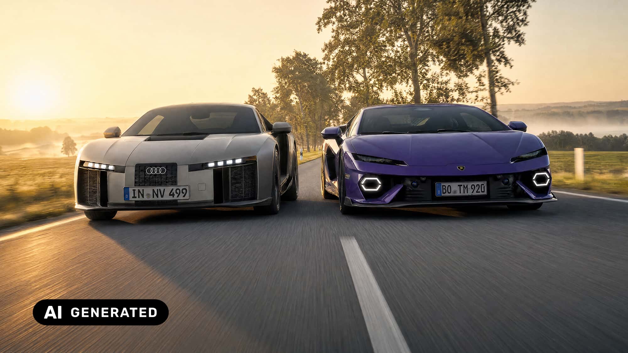 Audi Nuvolari vs Lamborghini Temerario: Ein Chassis, zwei Charaktere