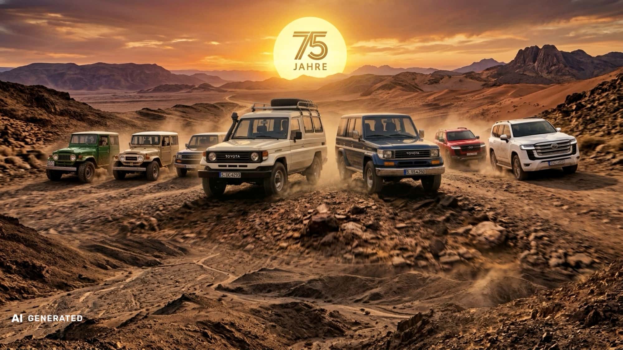 From the BJ to the J300: The iron legend Toyota Land Cruiser turns 75
