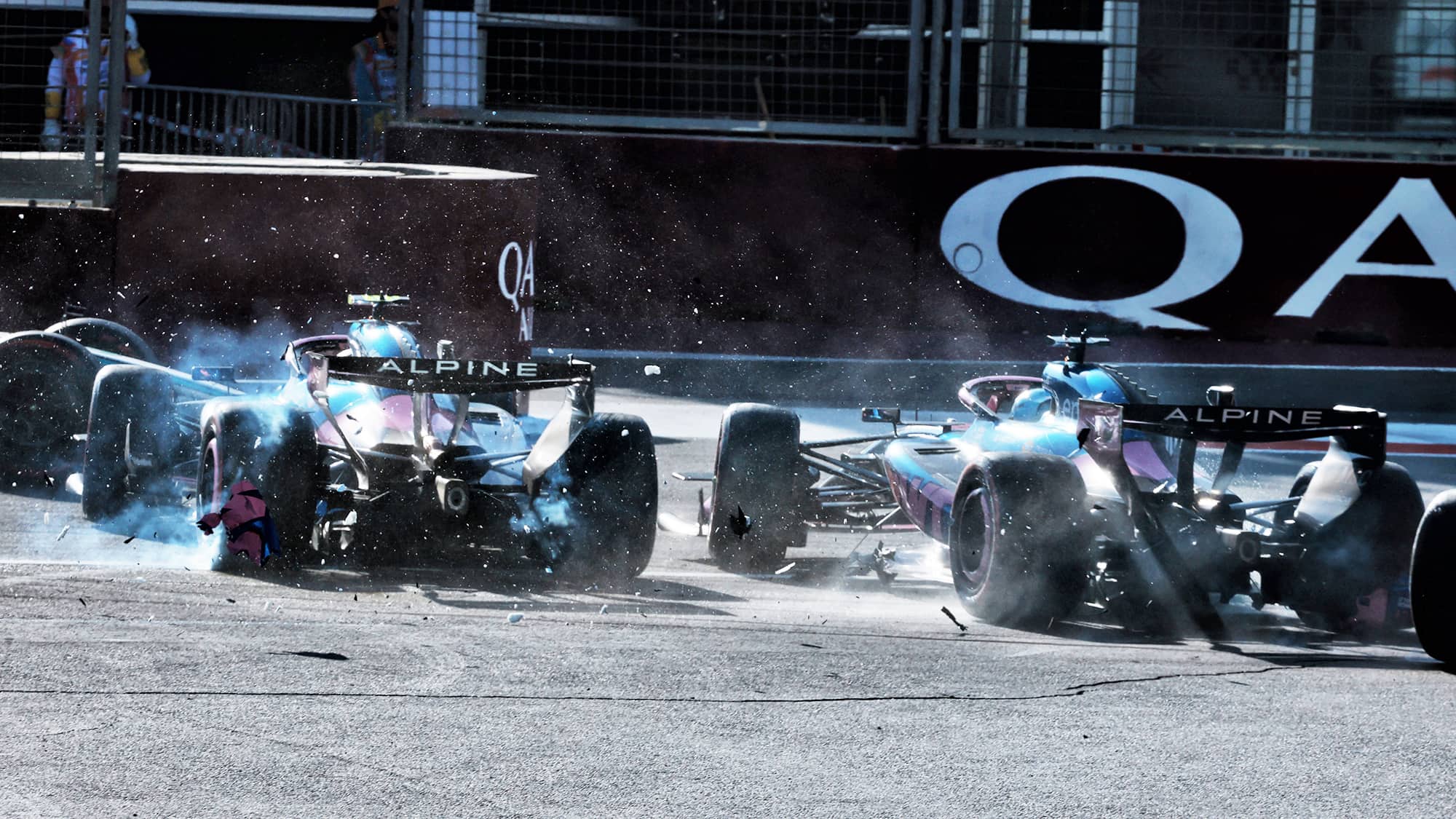 Formel 1: Teaminterner Crash kostet Alpine wertvolle Punkte in Baku