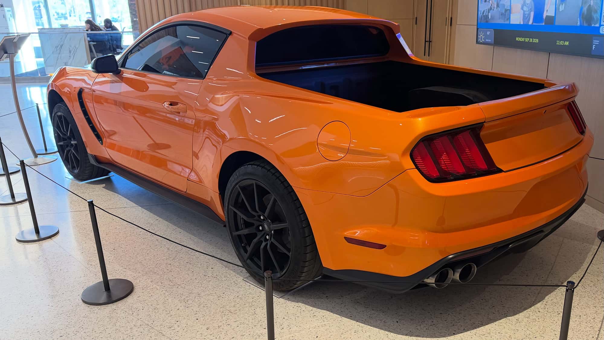 Mustang with a cargo bed: Ford unveils secret Mustang pickup