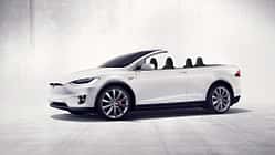 Cabrio SUV Retusche Tesla Model X