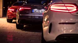 Audi RS 5 Coupé, BMW M4 Competition, Mercedes-AMG C 63 Coupé, Exterieur, Heck