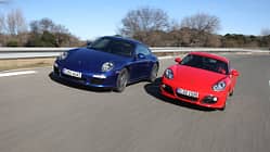 Porsche 911 Carrera PDK vs. Porsche Cayman S PDK