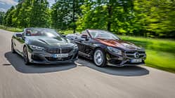 BMW M850i xDrive Cabrio, Mercedes S 560 Cabrio, Exterieur
