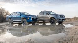 Mitsubishi L200 Doppelkabine 2.2 DI-D 4WD Plus, Nissan Navara Double Cab 2.3 dCi 4x4 N-Guard, Exterieur