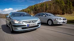 Peugeot 607 2.2 16V, Volvo S80 D5, Exterieur