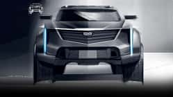 Cadillac Elektro SUV Hummer Basis Skizze