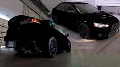Mitsubishi Lancer Musou Black Schwarz Lack