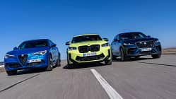 Alfa Romeo Stelvio 2.9 V6, BMW X4 M Competition, Jaguar F-Pace P550 SVR
