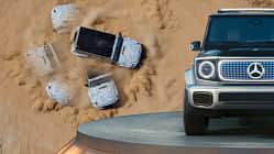 Mercedes Elektro G-Klasse EQG Tank Turn
