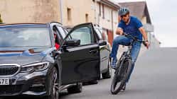 Fahrradbremsen I Test ABS am E-Bike I Sicherheitskampagne, Dooring Fahrradbremsen I Test ABS am E-Bike I Sicherheitskampagne, Dooring