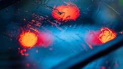 Bremslicht Regen