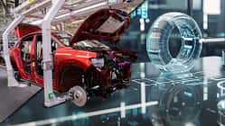 Fahrzeug Auto Produktion Elektroauto Innovation Collage