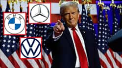 Donald Trump US-Präsident BMW Mercedes VW Logos