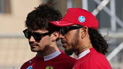 Charles Leclerc - Lewis Hamilton - Ferrari - GP Bahrain 2025 - Formel 1