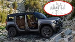 Jeep Recon eingeklinkt Patent 3-Gang-Getriebe für Elektroauto EV