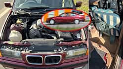 BMW 3er E36 schrottreif Australien Polizei