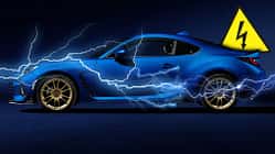 Subaru BRZ Elektro Collage