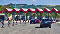 Kroatien  Mautstation Autobahn