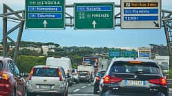 09/2025, Italien Stau Autobahn Italien Stau Autobahn