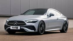 Der Mercedes CLE 300e Plug-in-Hybrid mit H&R Tieferlegungsfedern 	