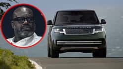 Range Rover eingeklinkt Shaquille O'Neal
