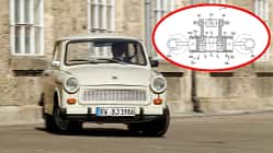 Trabant P601 Limousine eingeklinkt: 2-Takt-Motor-Patent General Motors