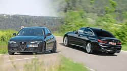 Alfa Romeo Giulia und BMW 330i als Gebrauchtwagen Alfa Romeo Giulia und BMW 330i als Gebrauchtwagen