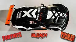 BMW M4  GT3 EVO Fortnite und Rocket
League