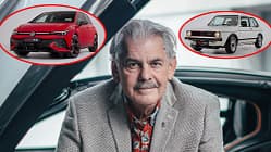 Gordon Murray eingeklinkt VW Golf 1 und 8 GTI