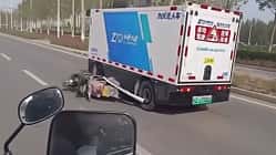 Chinesische autonome Liefervans