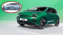 Renault Twingo E-Tech Electric eingeklingt Dacia Elektroauto Skizze