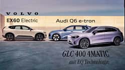 Volvo EX60, Audi Q6, Mercedes GLC