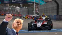 Donald Trump - IndyCar-Stadtkurs in Washington Donald Trump - IndyCar-Stadtkurs in Washington