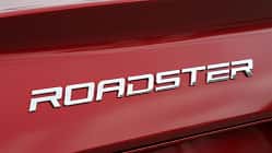 Tesla Roadster Schriftzug