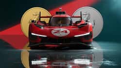 Ferrari 499P Gold- und Silbermünzen